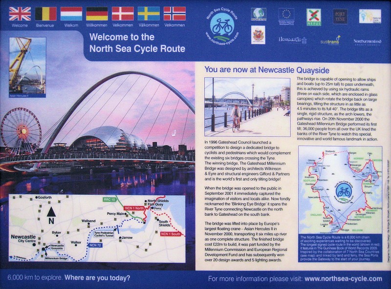 2011 UK England Newcastle  0371.jpg - A visit to Newcastle in the UK, April 2011. The first day was getting there, seeing downtown, shopping, "The Keep", the Grand Hotel, and the coast.